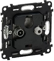 Розетка TV+SAT Проходная без накладки без рамки Legrand Valena In'matic 2-м. картинка